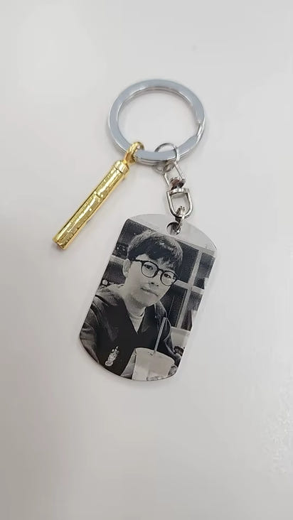 Customized Engrave Photo Pendant Necklace