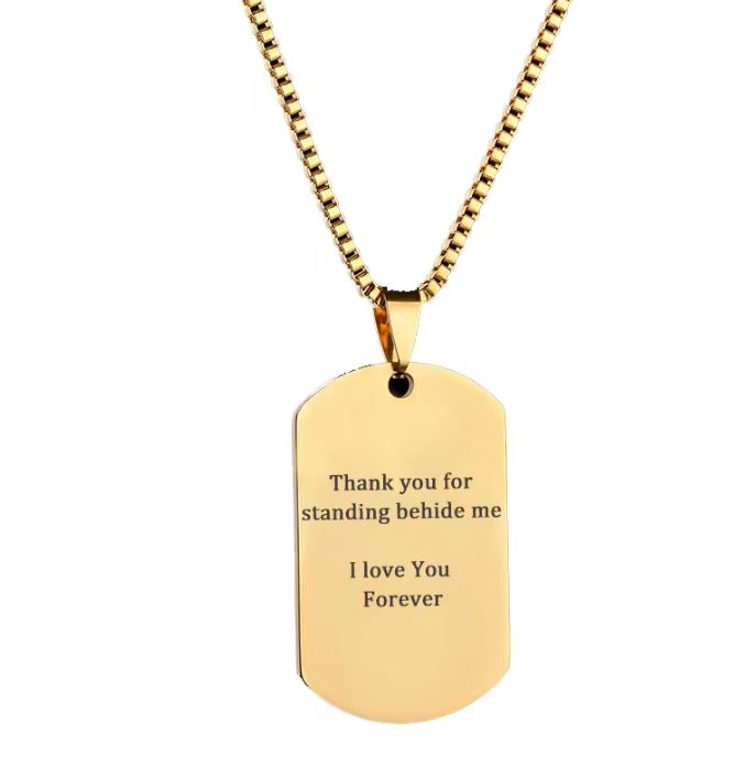 Customized Engrave Photo Pendant Necklace