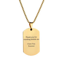 Customized Engrave Photo Pendant Necklace