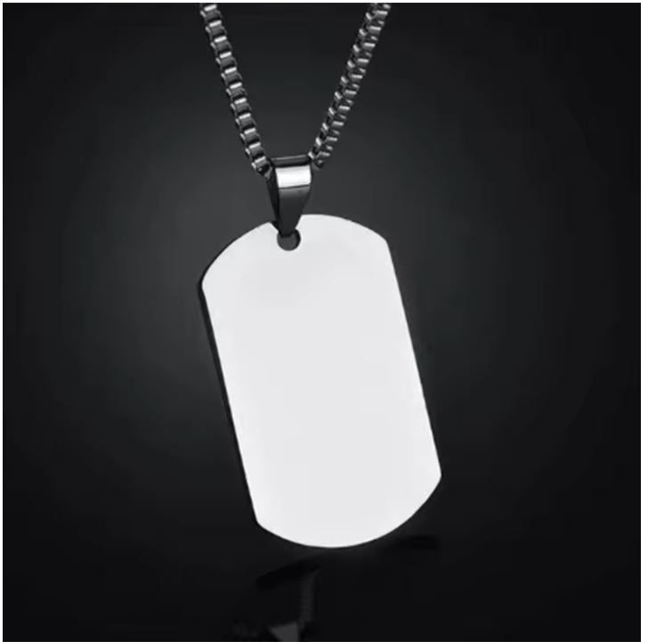 Customized Engrave Photo Pendant Necklace